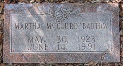 Martha Jean <I>McClure</I> Bartow 