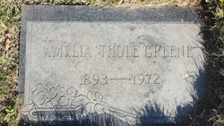 Amelia Margaret <I>Thole</I> Greene 