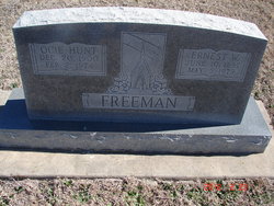Ocie <I>Hunt</I> Freeman 