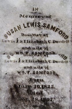 Susan Lewis <I>Dowdell</I> Samford 