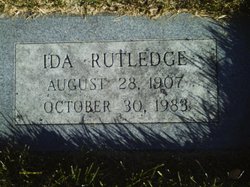 Ida <I>Hayes</I> Rutledge 