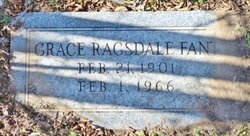 Grace Evelyn <I>Ragsdale</I> Fant 