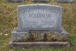 Josephine L <I>Lockwood</I> Ackerman 