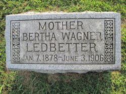 Bertha <I>Wagner</I> Ledbetter 