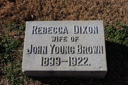 Rebecca <I>Dixon</I> Brown 
