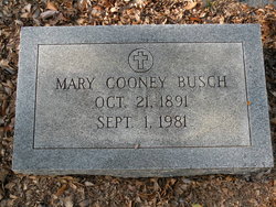 Mary <I>Cooney</I> Busch 