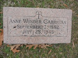 Anne <I>Wunder</I> Carrigan 