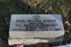 Sgt Paul Moore Bailey 