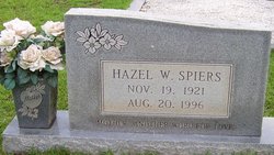 Hazel Louise <I>Wallace</I> Spiers 