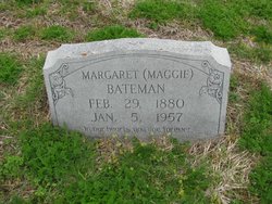 Mary Margaret “Maggie” <I>Wesson</I> Bateman 