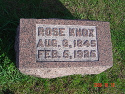 Rosalia Mary “Rose” <I>Robbins</I> Knox 