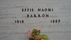 Effie Naomi Barron 