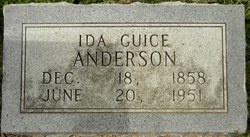 Ida Corinne <I>Guice</I> Anderson 