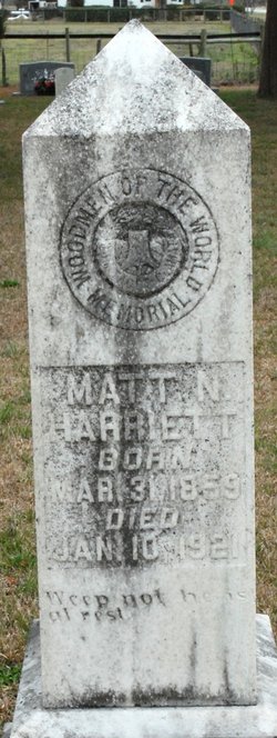 Matthew Nathaniel “Matt” Harriett 