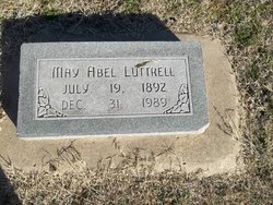 Cora May <I>Abel</I> Luttrell 