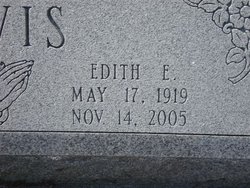Edith Hallie <I>Ethridge</I> Davis 
