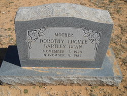 Dorothy Lucille <I>Allen</I> Bartley Bean 