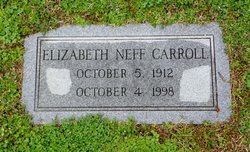 Elizabeth <I>Neff</I> Carroll 