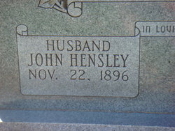 John Hensley Dew 