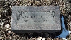 Martha Jane <I>Sheirls</I> Giles 