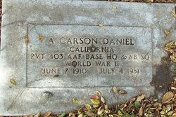 A Carson Daniel 