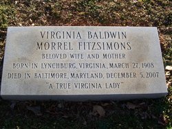 Virginia Louise <I>Baldwin</I> Fitzsimons 