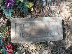 Bessie Elizabeth “Bettie” <I>Mayo</I> Mayo 