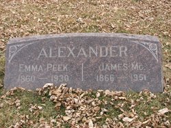 Emma <I>Peek</I> Alexander 