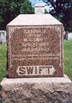Sarah Jane <I>Lansford</I> Swift 