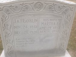 John Albert “J.A.” Franklin 