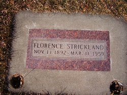 Florence <I>Bradford</I> Strickland 