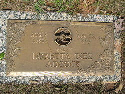 Loretta Inez “Nezzie” Adcock 