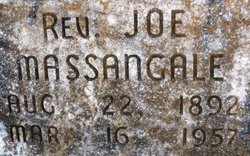 Rev Joseph B. “Joe” Massangale 