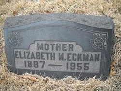 Elizabeth Martha “Lizzie” <I>Jurgens</I> Eckman 