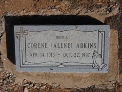Corene “Alene” <I>Lawrence</I> Adkins 