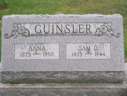 Anna Catherine “Anna” <I>Bush</I> Guinsler 