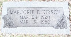 Marjorie E <I>Davis</I> Kirsch 