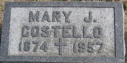 Mary J “Mamie” <I>Roney</I> Costello 