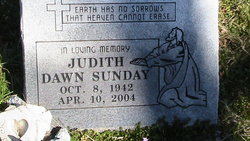 Judith Dawn Sunday 
