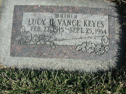 Lucy Halliday <I>Vance</I> Keyes 
