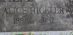 Alice <I>Hickler</I> Metcalfe 