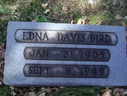 Edna <I>Davis</I> Bird 