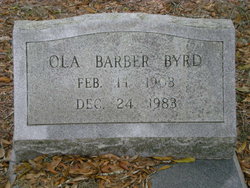 Ola <I>Barber</I> Byrd 