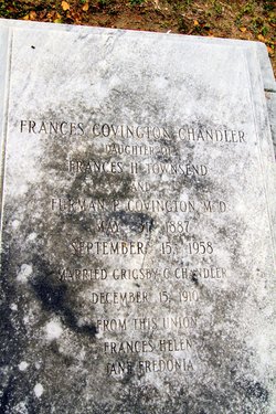 Frances Townsend <I>Covington</I> Chandler 