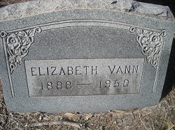 Elizabeth Susanna Vann 