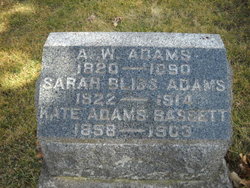 Sarah <I>Bliss</I> Adams 