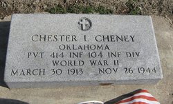 Pvt Chester L. Cheney 