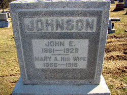 Mary A <I>Van Sickle</I> Johnson 
