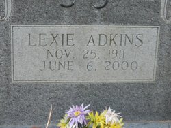Lexie Pearl <I>Burke</I> Adkins 