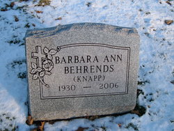 Barbara Ann <I>Knapp</I> Behrends 